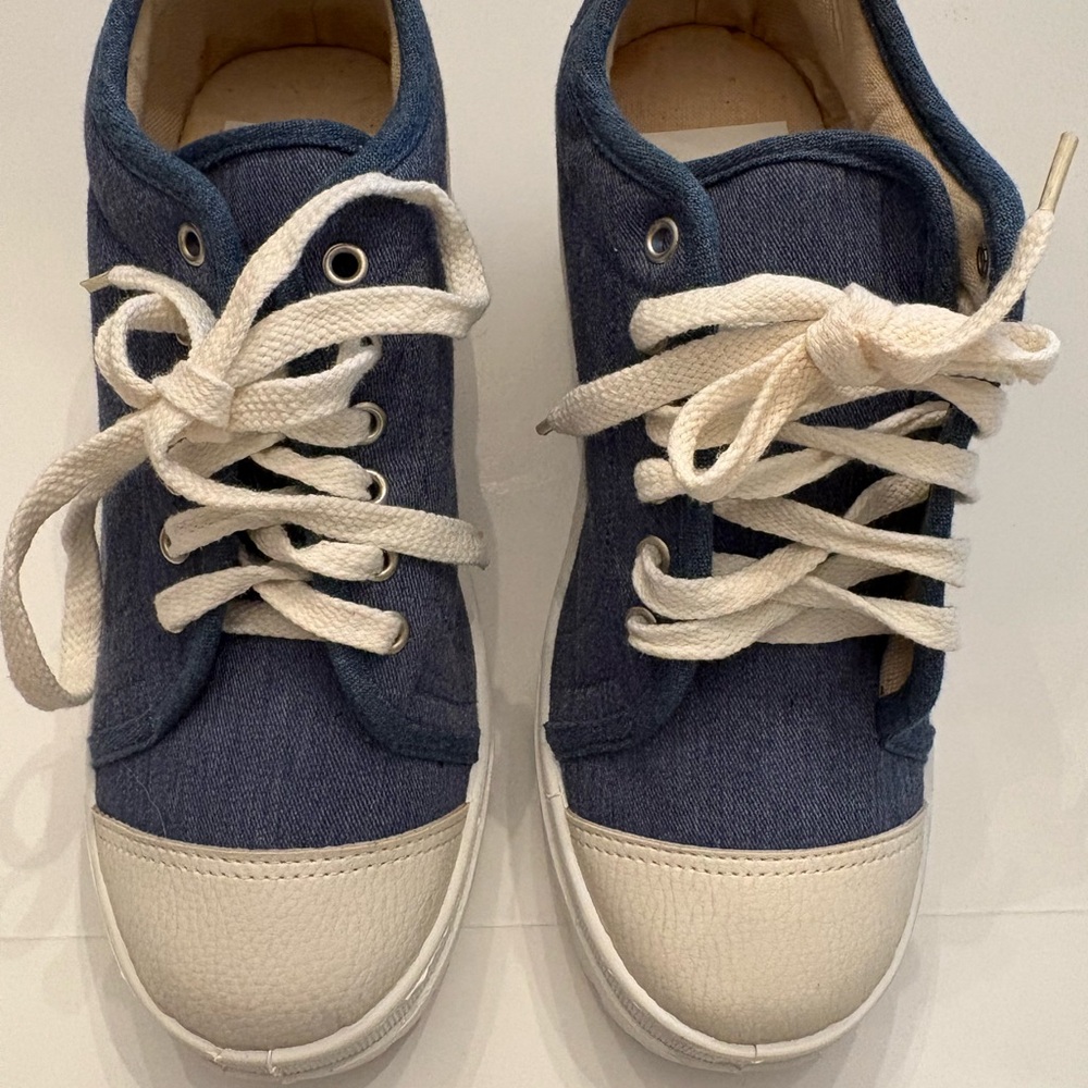 VINTAGE90s-Y2K-XOXO Chunky Platform Shoes  Denim Blue Women’s Size 9 NWOB - Picture 3 of 11